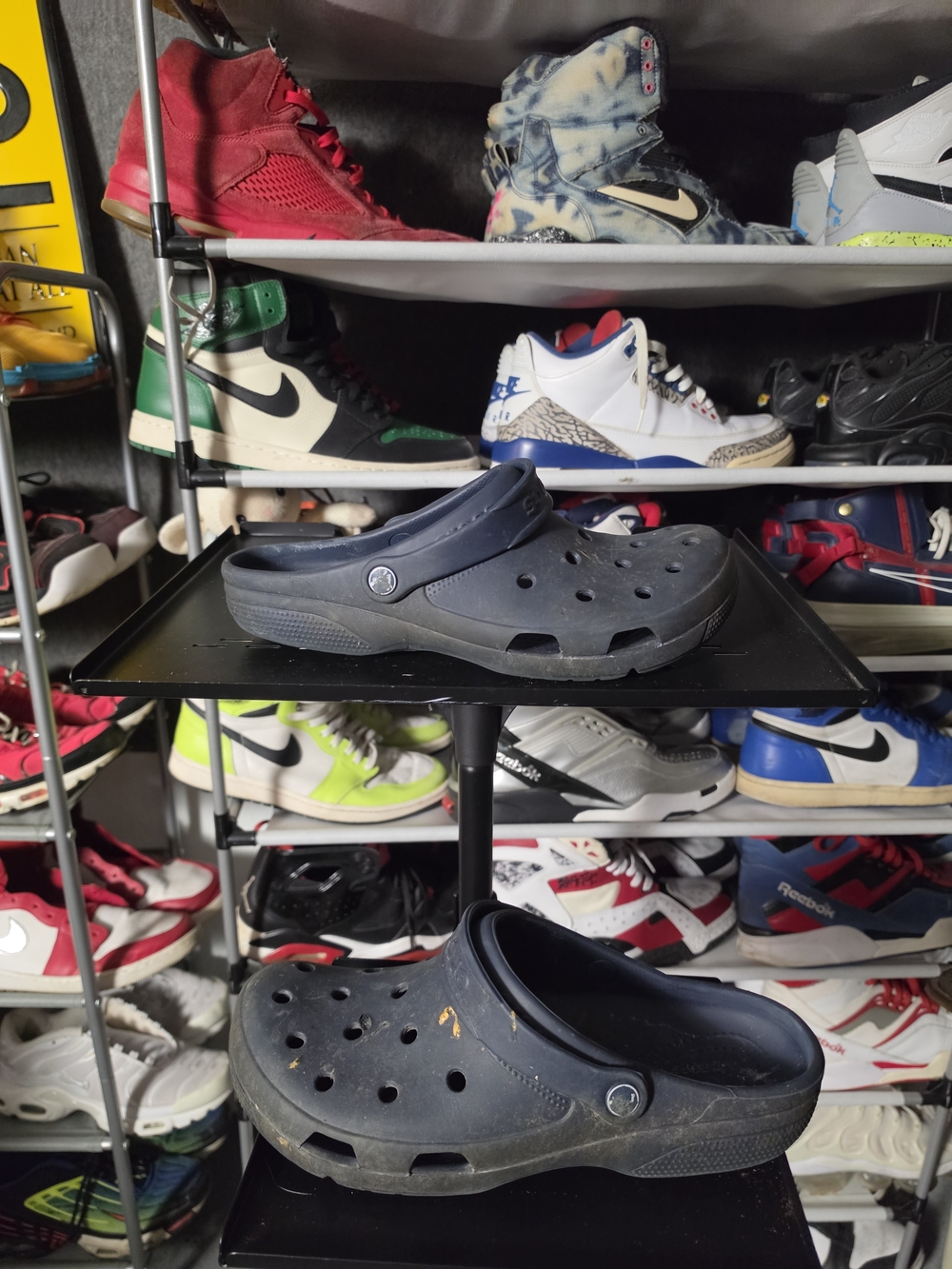 🔥 CROCS Men Size 11 Classic Clog in Navy Blue